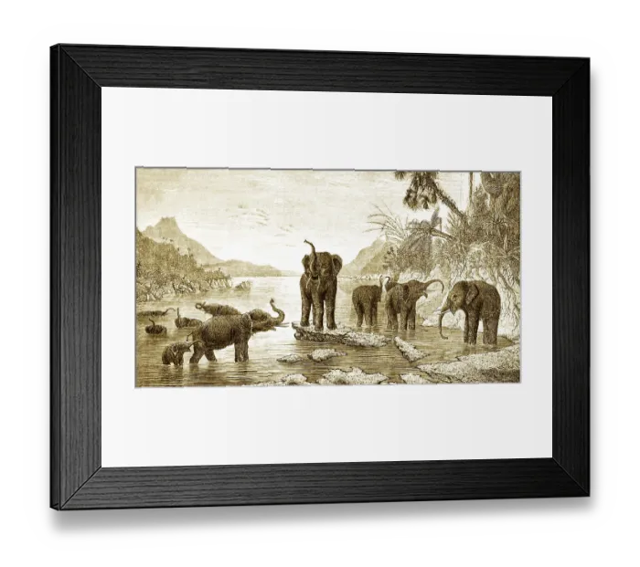 Framed Print : The River Mekong is the world's 12th-longest river