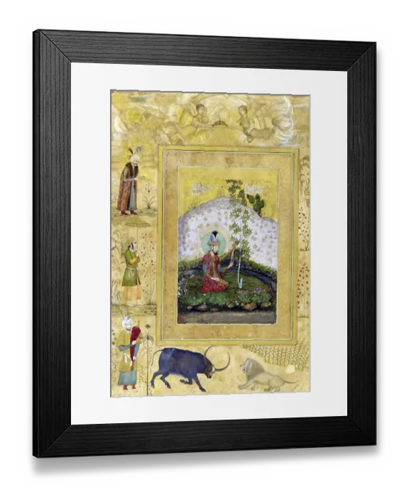 Framed Print : Nasir ud-din Muhammad Humayun (Persian)