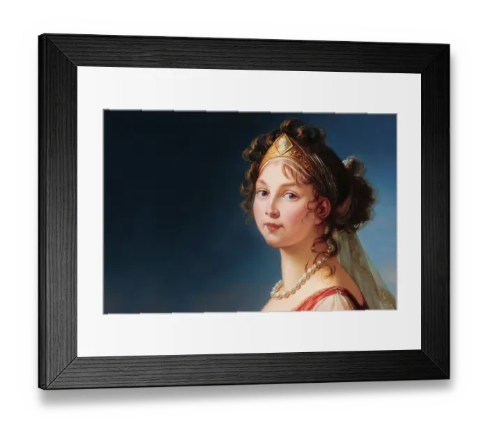 Framed Print : Louise of Mecklenburg-Strelitz