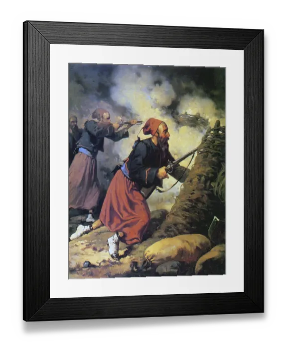 Framed Print : Zouave was the title given to certain light infantry regiments in the French Army Framed Print : Zouave was the title given to certain light infantry regiments in the French Army