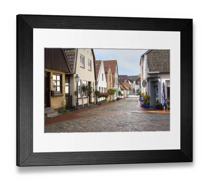 Framed Print : Fishing quarter Holm, Schleswig Framed Print : Fishing quarter Holm, Schleswig