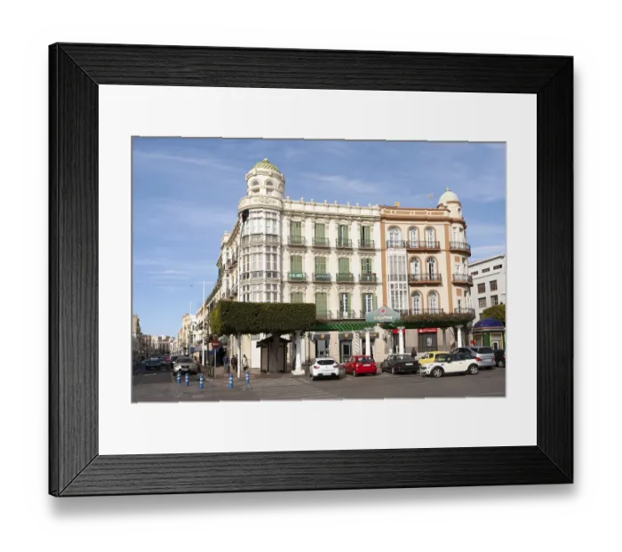 Framed Print : Melilla autonomous city state Spanish territory in north Africa