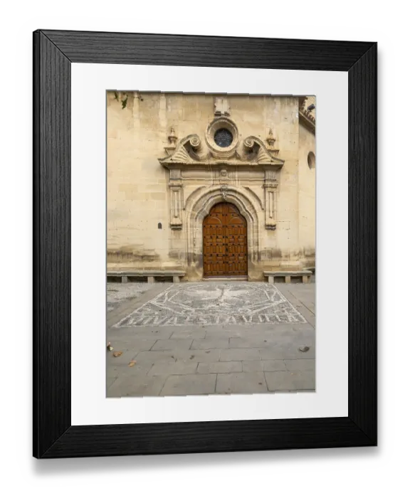 Framed Print : Ermita de Nuestra Senora Virgen de la Plaza