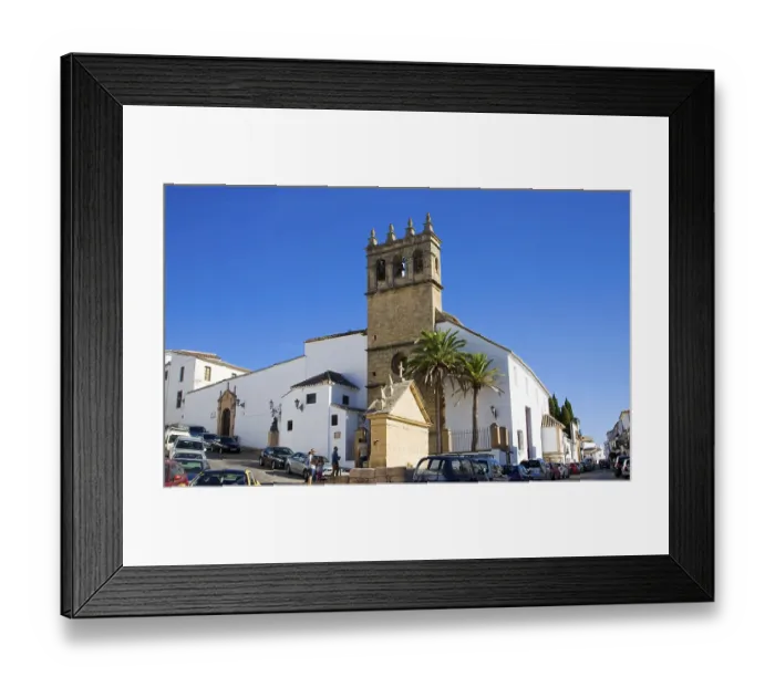 Framed Print : Historic church Iglesia de Nuestro Padre Jesus