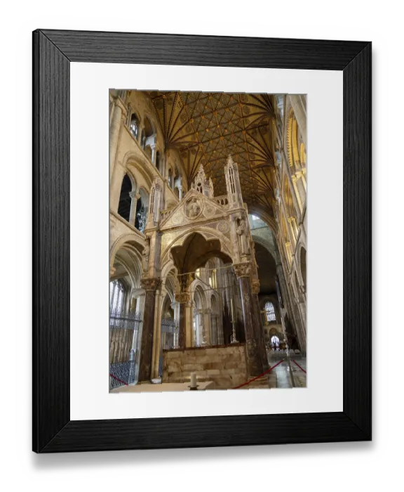 Framed Print : Altar inside cathedral church, Peterborough Framed Print : Altar inside cathedral church, Peterborough