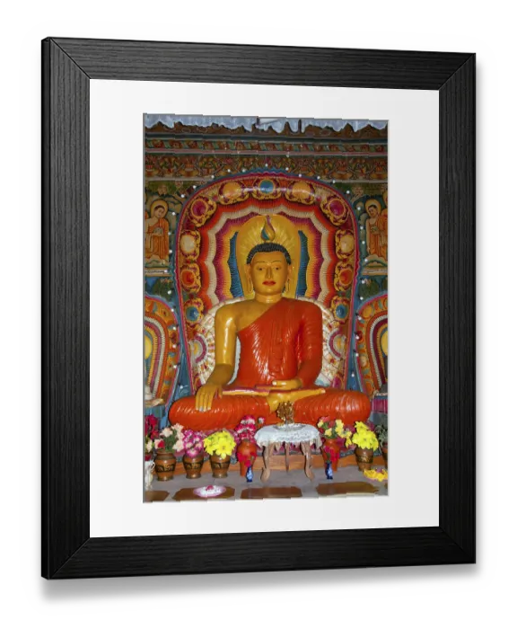 Framed Print : According to traditional Sri Lankan chronicles (such as the Dipavamsa)