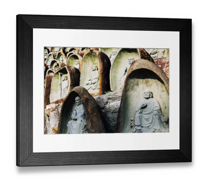 Framed Print : Buddha statue in Wawoo Temple, Korea