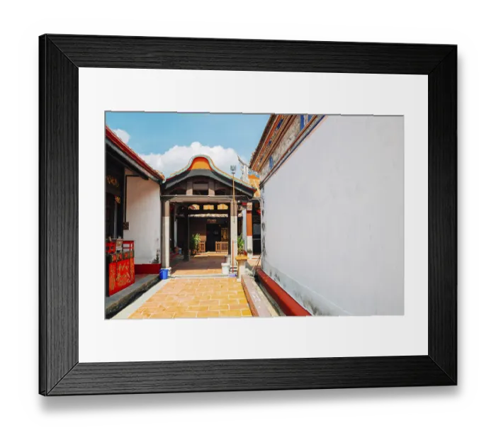 Framed Print : Cheng Hoon Teng Chinese temple in Malacca
