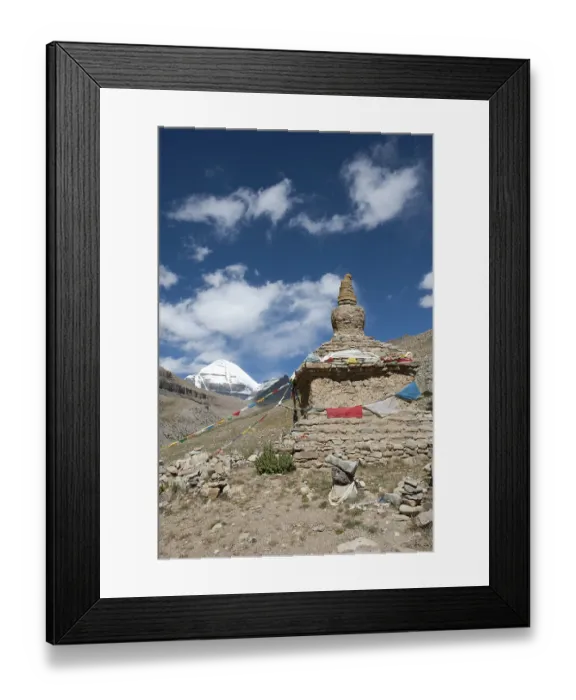 Framed Print : Tibetan Buddhism, ancient stupa Framed Print : Tibetan Buddhism, ancient stupa