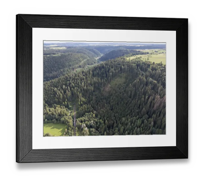Framed Print : Neubulach, Baden-Wuerttemberg, Germany
