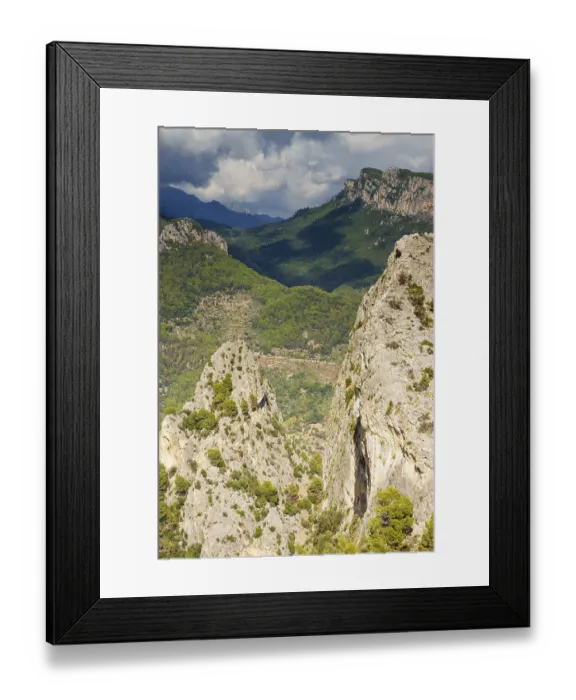 Framed Print : Puig de Son Nassi (577m.) and Puig de Son Poc (493m) Framed Print : Puig de Son Nassi (577m.) and Puig de Son Poc (493m)