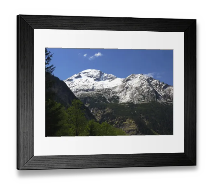 Framed Print : Mountain world around the Zemmgrund Framed Print : Mountain world around the Zemmgrund