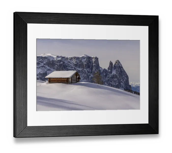 Framed Print : Hike on the Alpe di Siusi, South Tyrol Framed Print : Hike on the Alpe di Siusi, South Tyrol