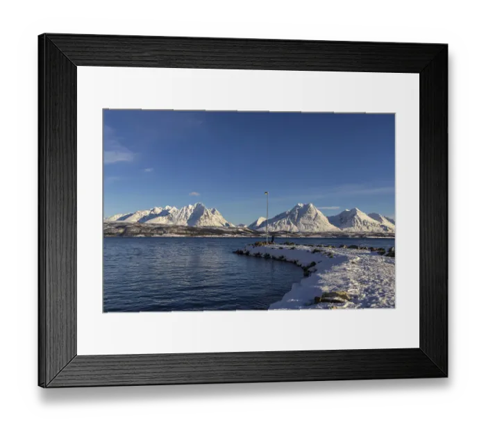Framed Print : Ramfjordbotn, Troms, Norway, Europe