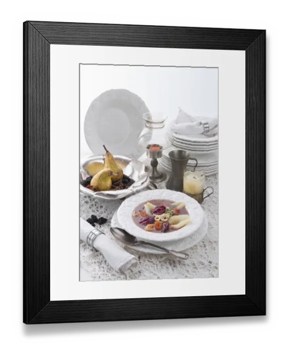 Framed Print : Czernina is a Polish soup