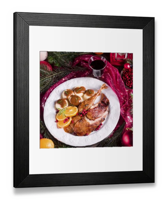 Framed Print : Duck breast