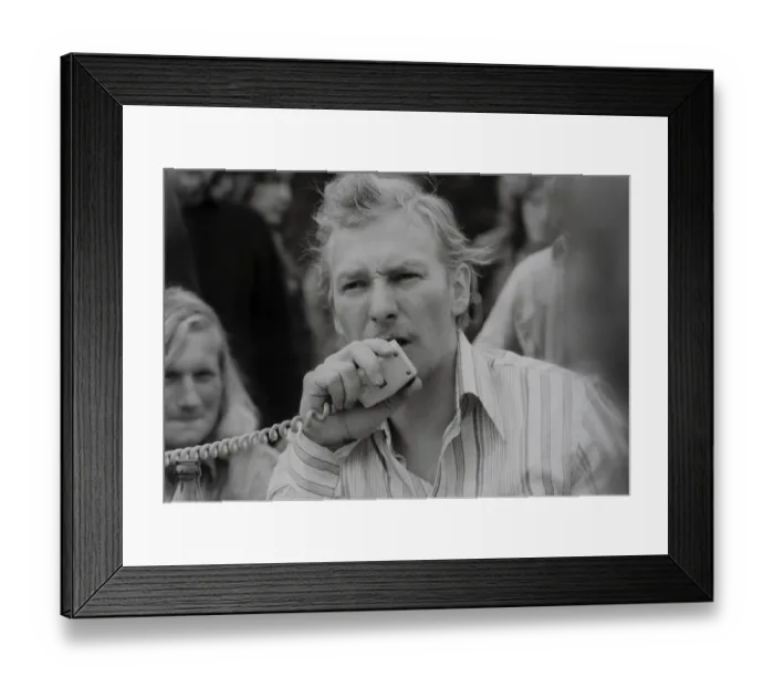 Framed Print : The German writer, author and director Franz Xaver Kroetz