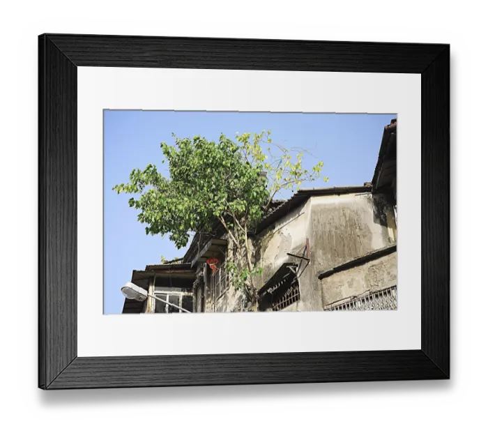 Framed Print : Rani mass urban housing building at V Framed Print : Rani mass urban housing building at V