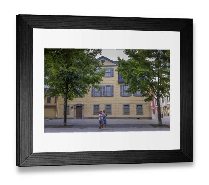 Framed Print : Schiller House with Schiller Museum