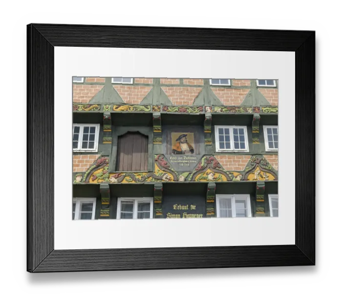 Framed Print : Hoppener Haus, Poststrasse, Celle