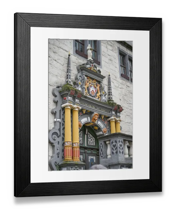 Framed Print : Main portal, ornamental facade Framed Print : Main portal, ornamental facade
