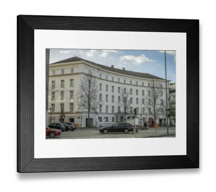 Framed Print : Old Wilmersdorf Town Hall, Fehrbelliner Platz