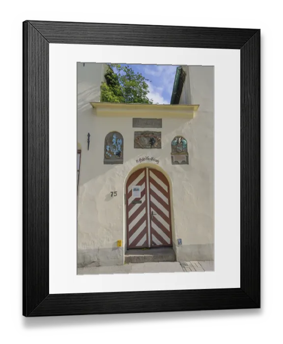 Framed Print : From Hoeveln-Gang, Luebeck, Schleswig-Holstein Framed Print : From Hoeveln-Gang, Luebeck, Schleswig-Holstein