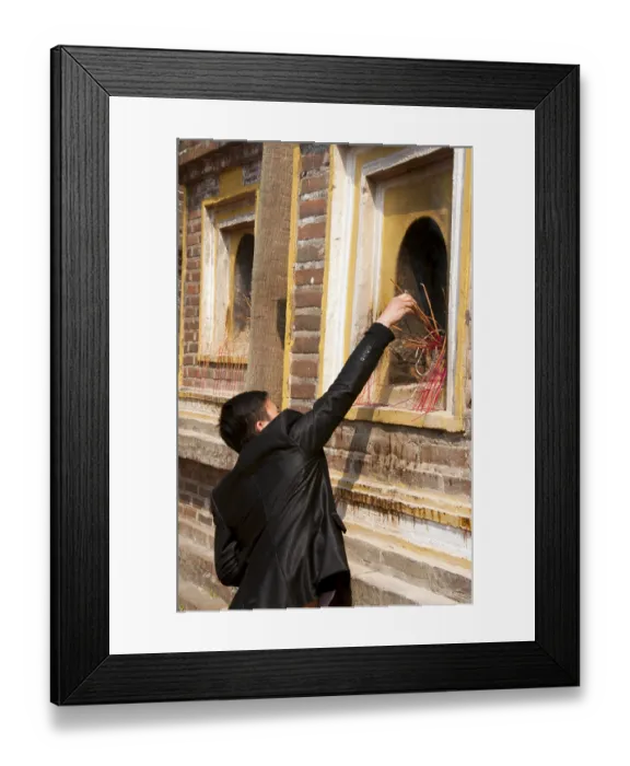 Framed Print : Hanoi's oldest temple, Chua Tran Quoc