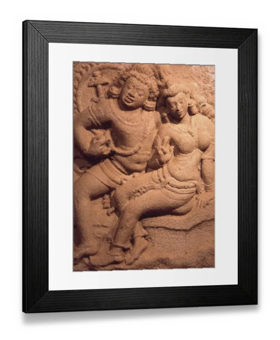 Framed Print : Isurumuniya Vihara is a rock temple built during the reign of King Devanampiya Tissa (r)