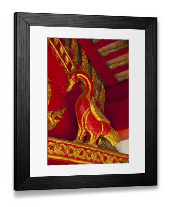 Framed Print : Wat Phuak Hong (วัดพวกหงษ์)
