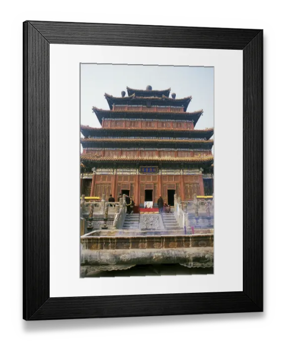 Framed Print : The Puning Temple (Chinese: 普宁寺)