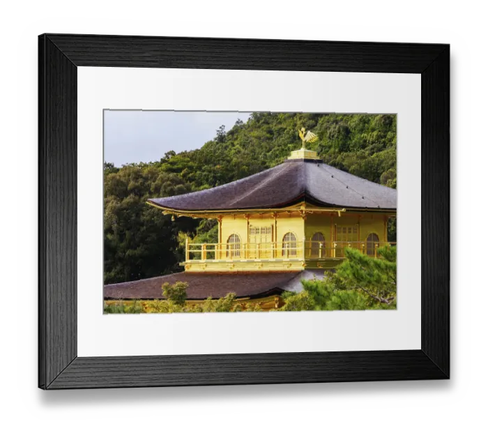 Framed Print : The world famous Kinkakuji Temple (The Golden Pavilion) in Kyoto Framed Print : The world famous Kinkakuji Temple (The Golden Pavilion) in Kyoto