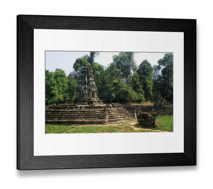 Framed Print : Neak Pean ('The entwined serpents')