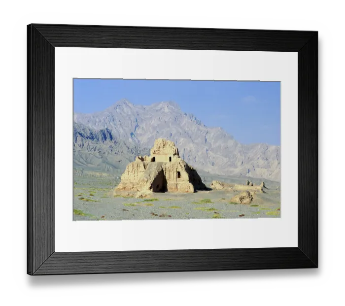 Framed Print : Zhaoguli Buddhist Temple dates from the 5th century AD Framed Print : Zhaoguli Buddhist Temple dates from the 5th century AD