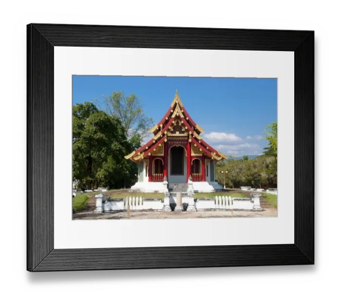 Framed Print : Phrae town was built next to the Yom River in the 12th century and was part of the Mon kingdom of Haripunchai Framed Print : Phrae town was built next to the Yom River in the 12th century and was part of the Mon kingdom of Haripunchai