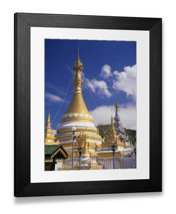 Framed Print : Wat Chong Klang, built in the 1860s Framed Print : Wat Chong Klang, built in the 1860s