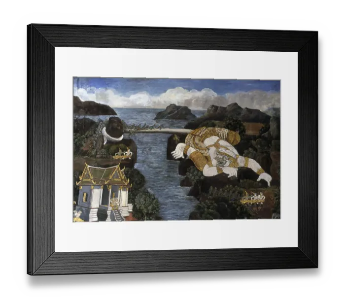 Framed Print : The Ramayana is a story as old as time and - at least in the Indian subcontinent