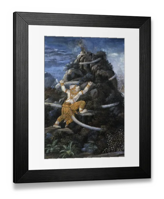 Framed Print : The Ramayana is a story as old as time and - at least in the Indian subcontinent