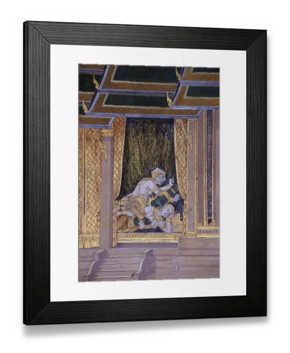 Framed Print : The Ramayana is a story as old as time and - at least in the Indian subcontinent
