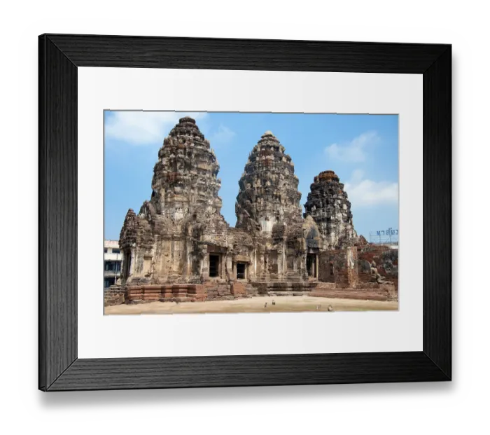 Framed Print : Prang Sam Yot, originally a Khmer Hindu shrine Framed Print : Prang Sam Yot, originally a Khmer Hindu shrine