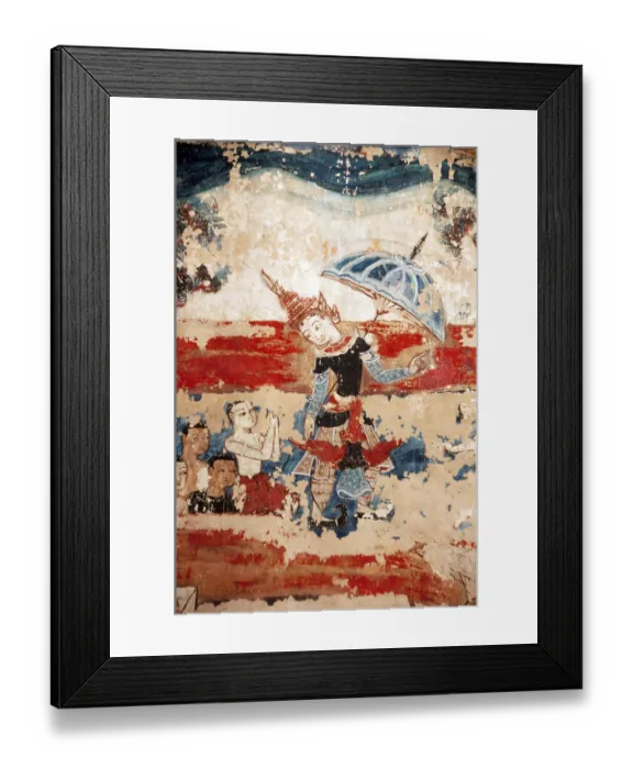Framed Print : Wat Buak Khrok Luang, located in Ban Buak Khrok Luang Moo 1
