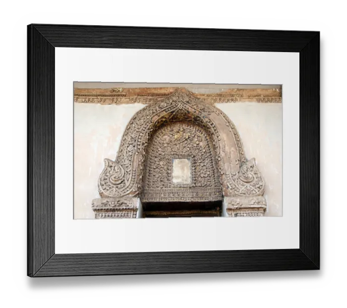 Framed Print : Wat Duang Di or The Good Luck Monastery dates from the 19th century Framed Print : Wat Duang Di or The Good Luck Monastery dates from the 19th century