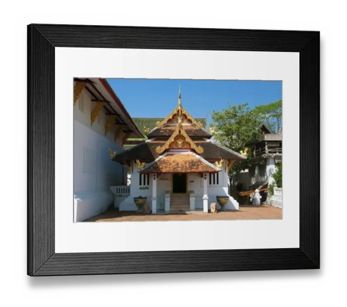 Framed Print : Phrae town was built next to the Yom River in the 12th century and was part of the Mon kingdom of Haripunchai Framed Print : Phrae town was built next to the Yom River in the 12th century and was part of the Mon kingdom of Haripunchai