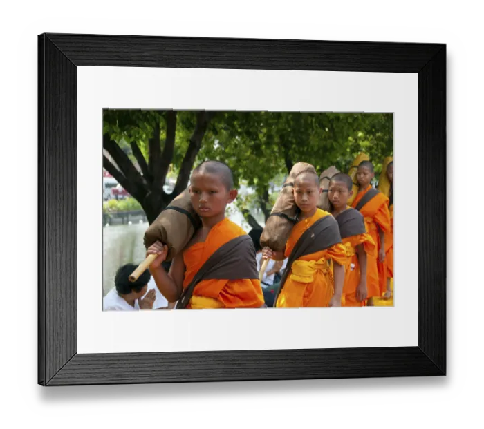 Framed Print : Dhutanga (Known in Thai as Thudong') is a group of thirteen austerities