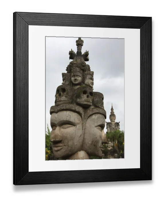 Framed Print : Xieng khuan Buddha Park near Vientiane, Laos, Asia