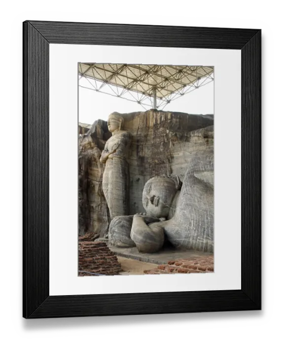 Framed Print : Recline statue of Buddha, World Heritage site Framed Print : Recline statue of Buddha, World Heritage site