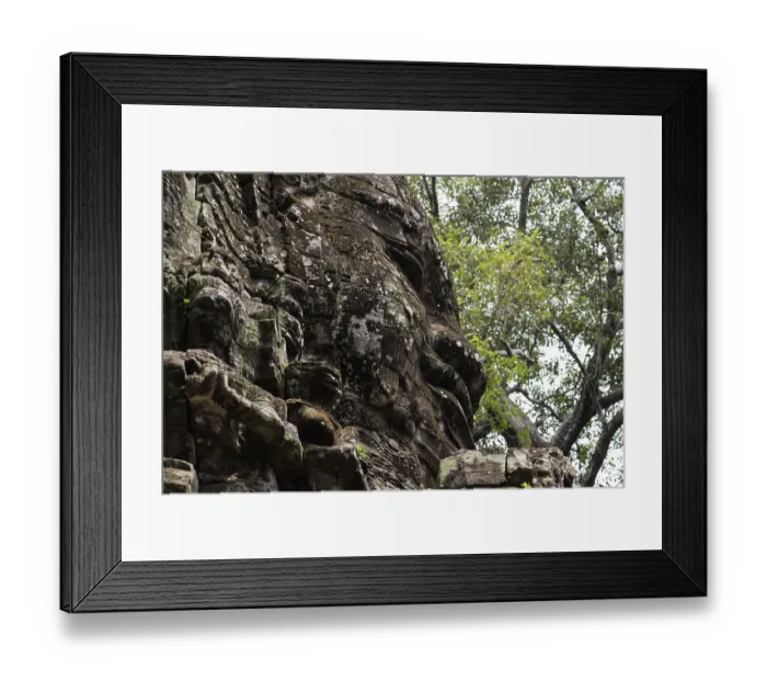 Framed Print : Buddhist gatekeepers, mystical