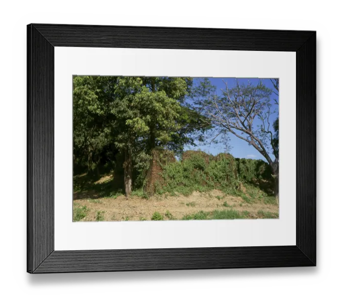 Framed Print : Kamphaeng Phet Historical Park in central Thailand was once part of the Sukhothai Kingdom that flourished in the 13th