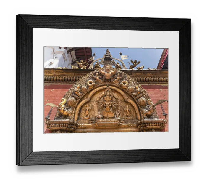 Framed Print : The nepalese art craft in Kathmandu Framed Print : The nepalese art craft in Kathmandu