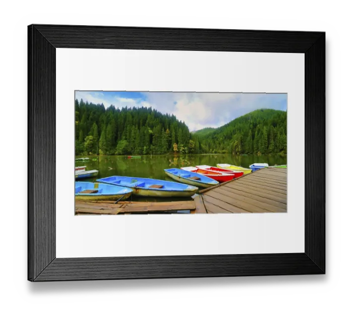 Framed Print : Lacu Rosu, Red Lake, Carpathian Mountains